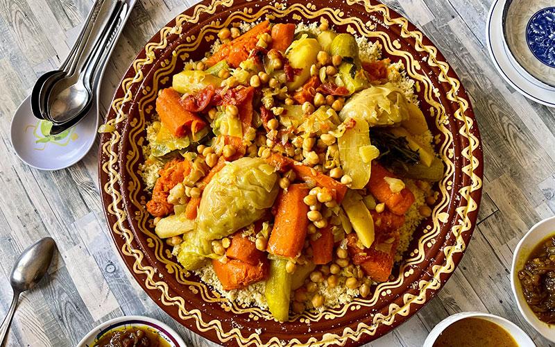Moroccan couscous carrying UNESCO intangible heritage weight at Friday family tables