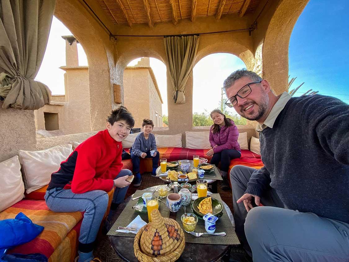 National table without one location Morocco victory breakfast Casablanca Rabat Rotterdam diaspora unified