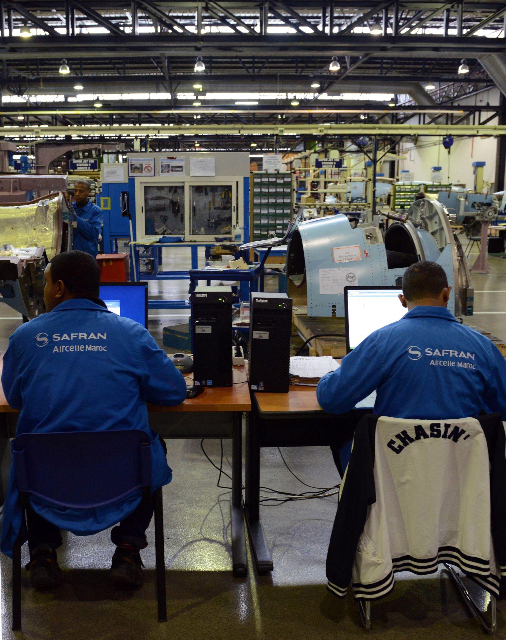 Morocco aerospace premium layer Casablanca Nouaceur precision quality control skilled labour