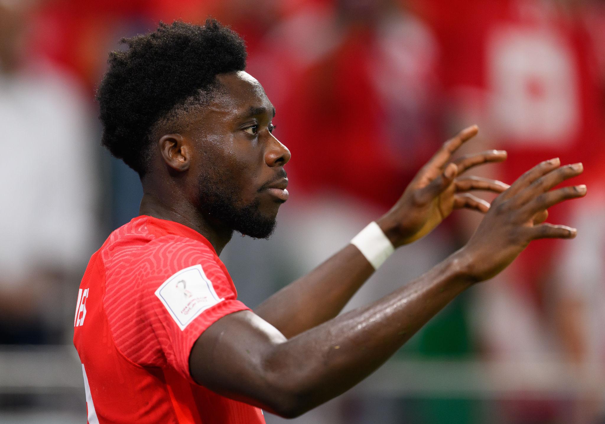 Alphonso Davies Canada World Cup return ACL injury South Africa knockout match Los Angeles