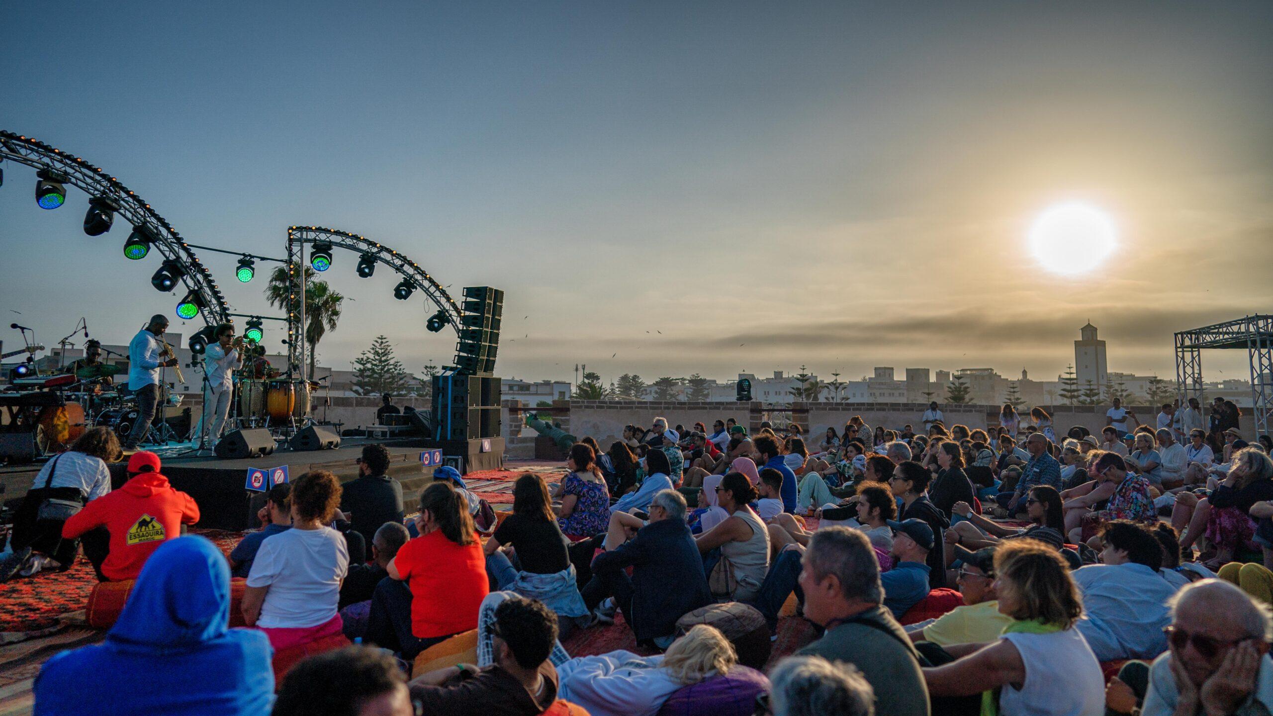 Essaouira different kind of night Gnaoua festival coastal atmosphere medina streets cafés sea