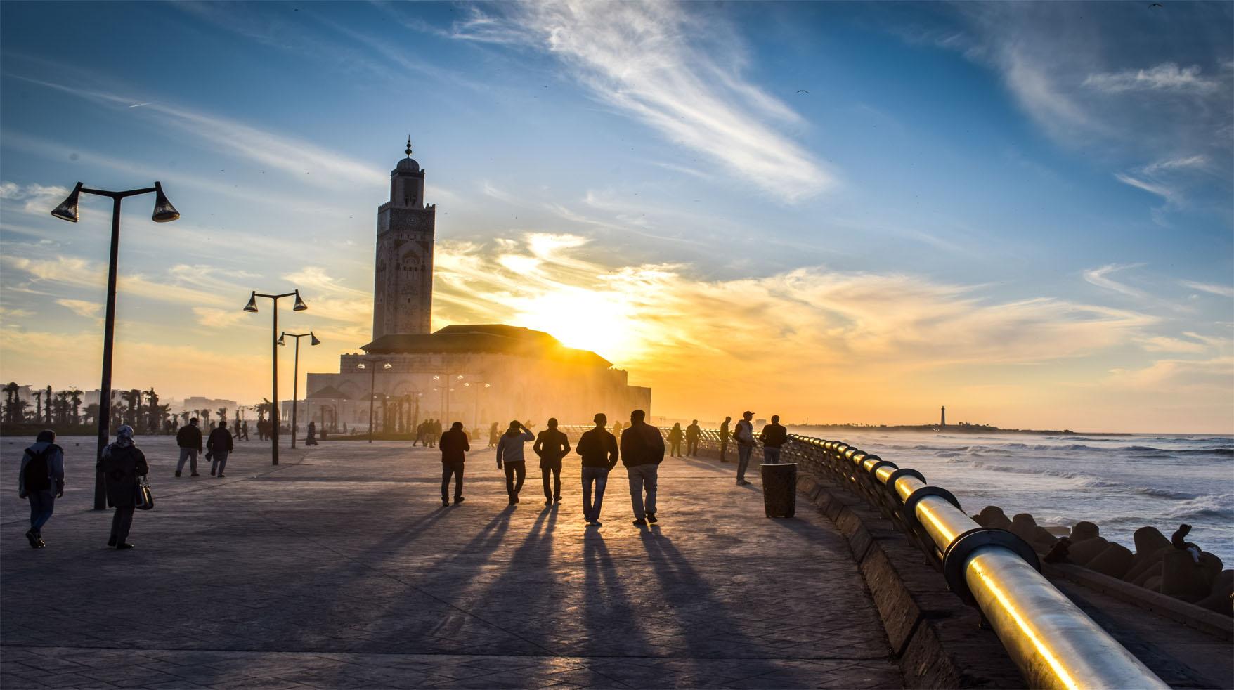 Moroccan evening life becoming more important as afternoons grow too hot