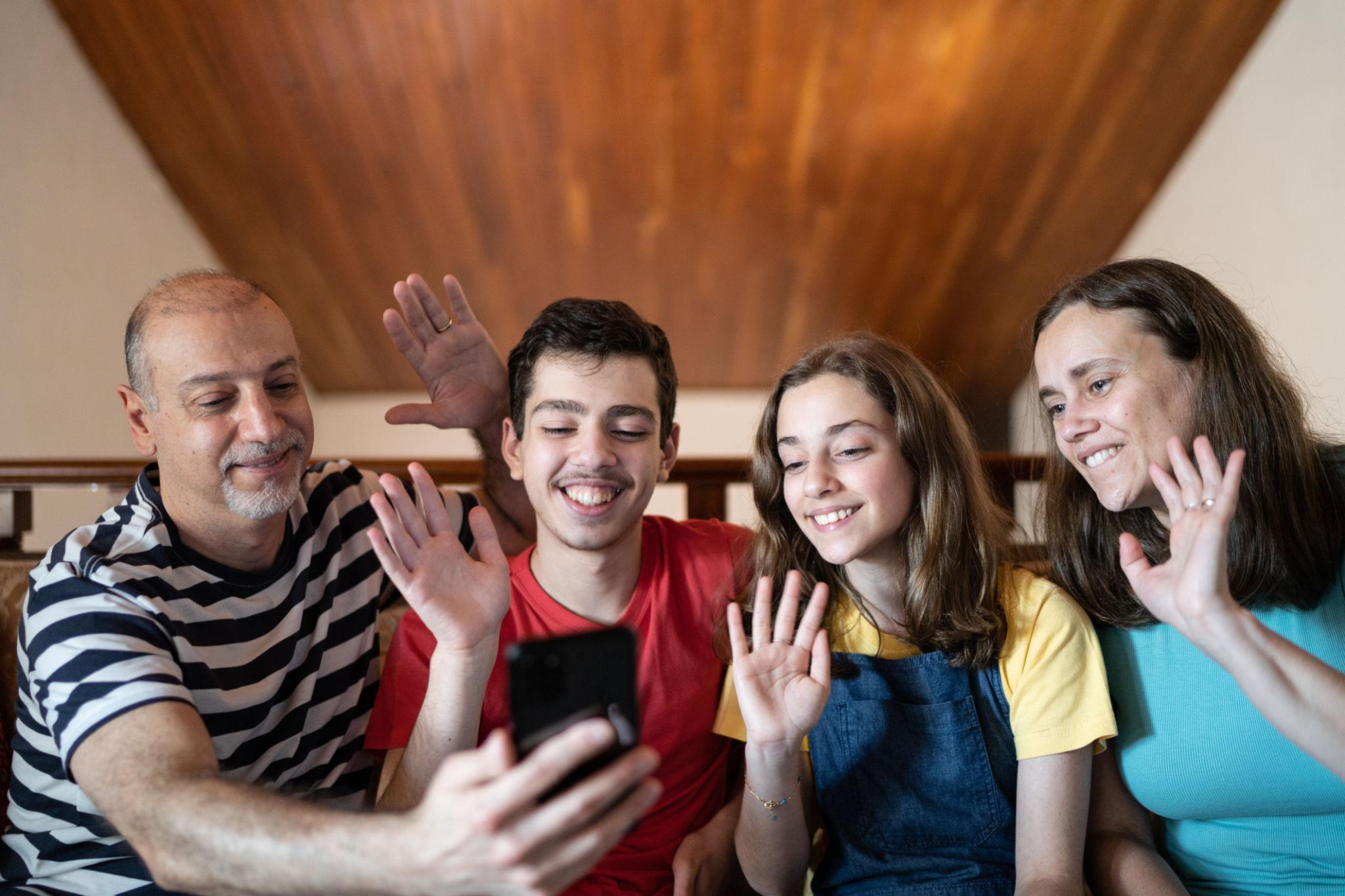 Family calls across borders Morocco Netherlands World Cup Dutch-Moroccan phone video call match night