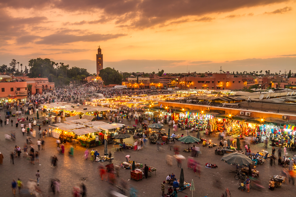Marrakech tourism magnet airport upgrade capacity 2030 World Cup Morocco hotel riads souks