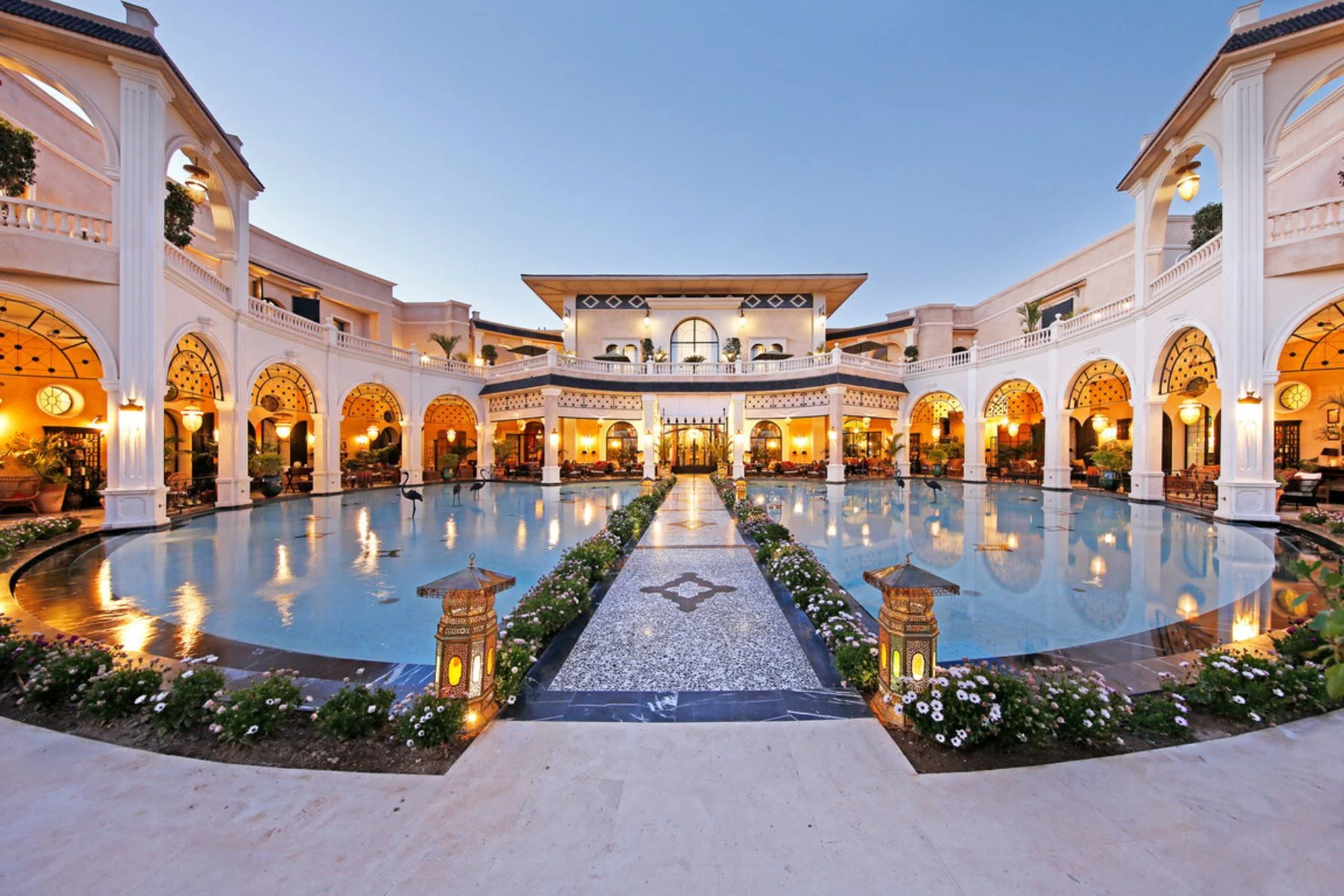 Marrakech summer travel dream riads red walls rooftop restaurants palm trees Morocco escape