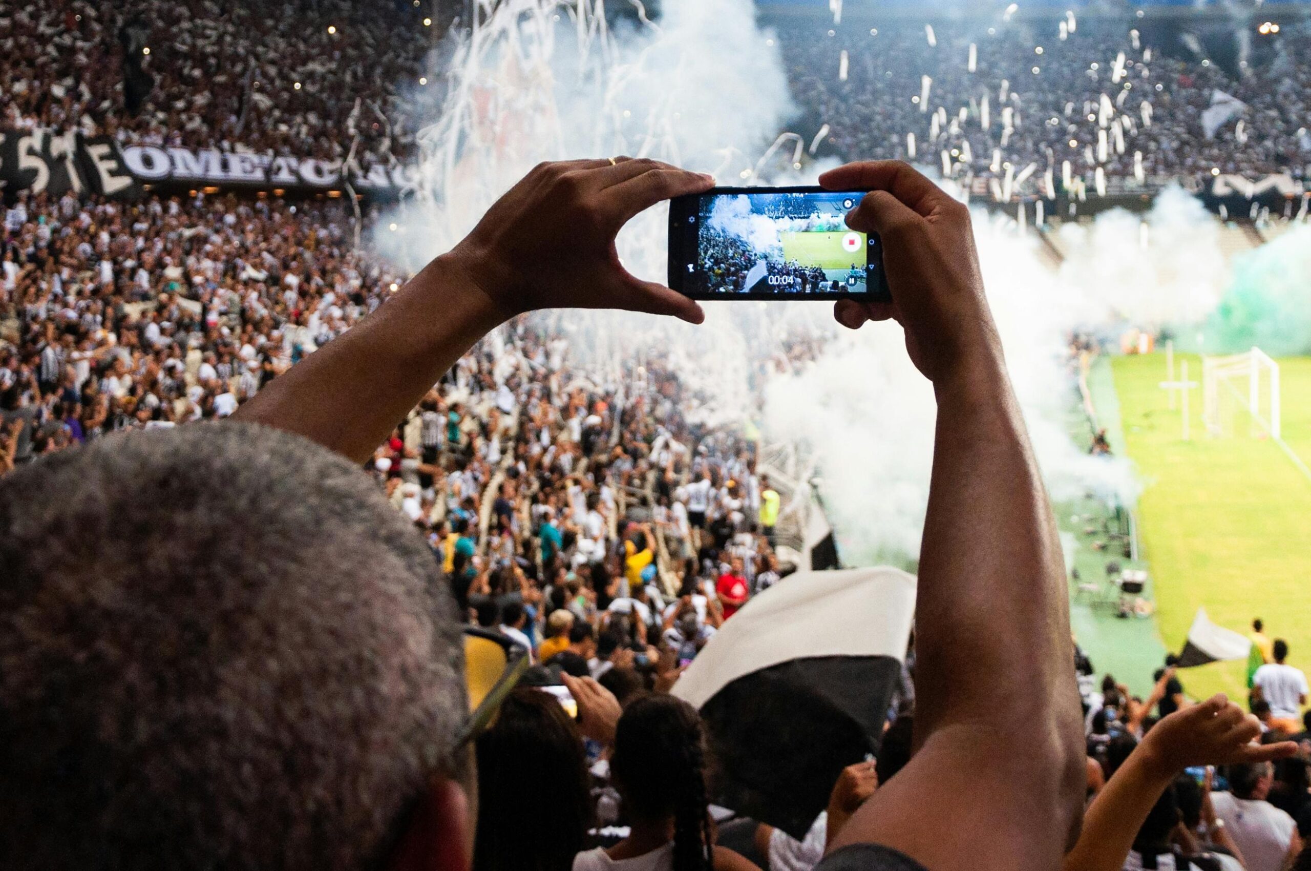 Social media amplifying the France vs Iraq lightning delay into a global viral World Cup moment