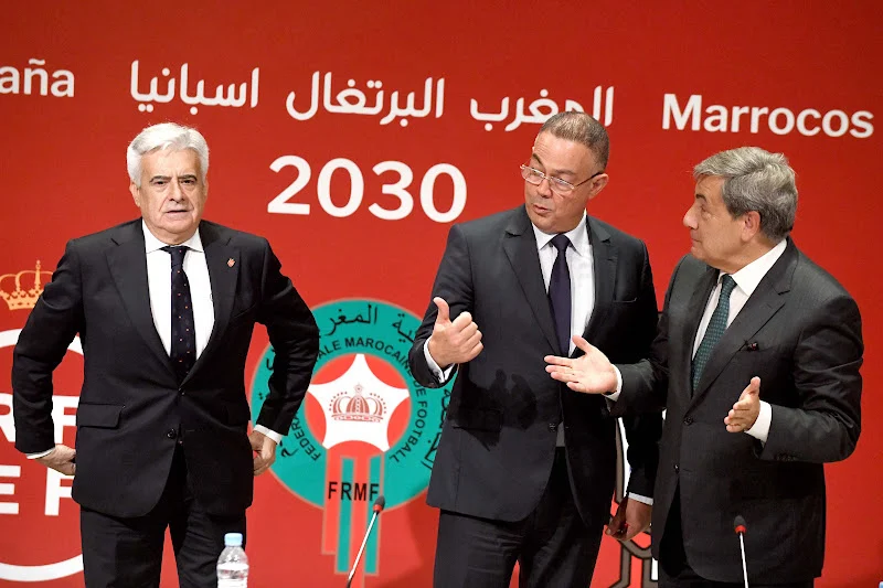 Morocco alongside Spain and Portugal on a new football map for the 2030 World Cup