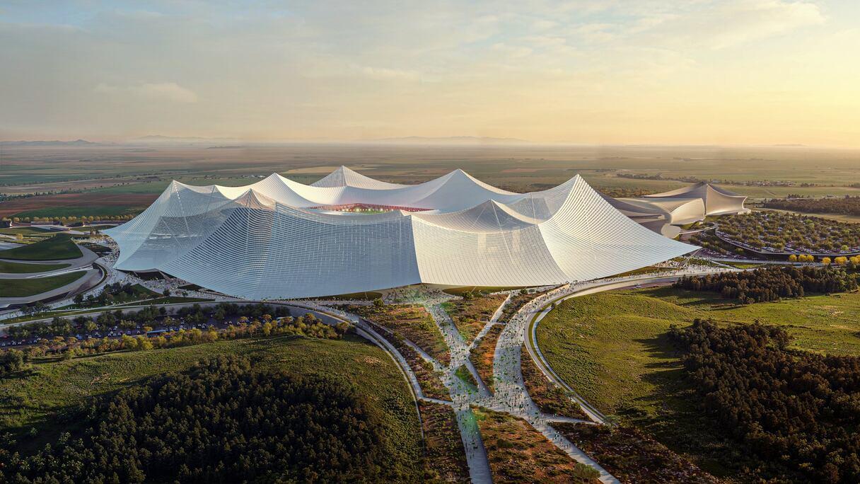 Morocco 2030 stadiums only one piece infrastructure roads transport crowd security digital systems