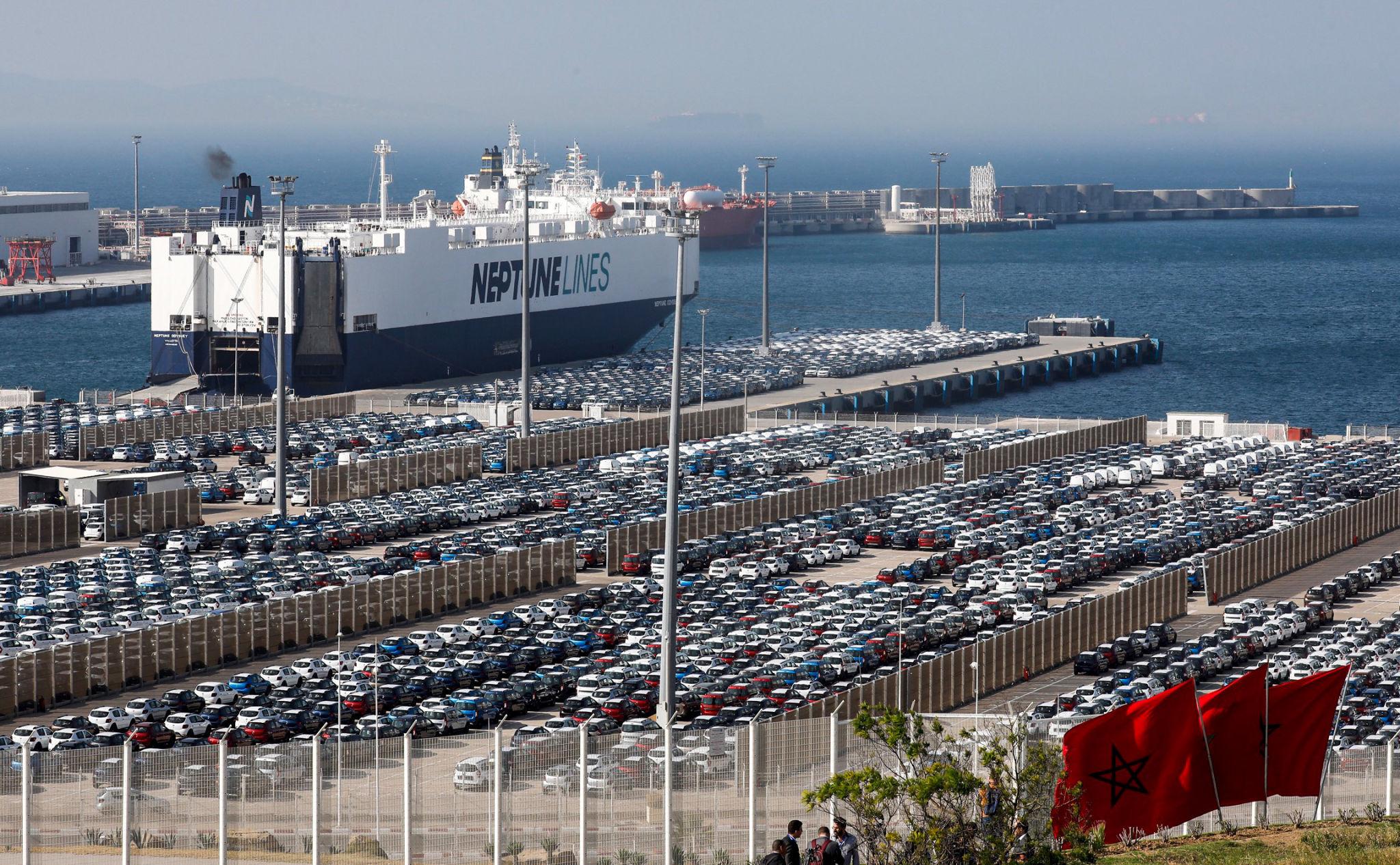 Tanger Med Morocco export door automotive vehicles logistics port global trade supply chain