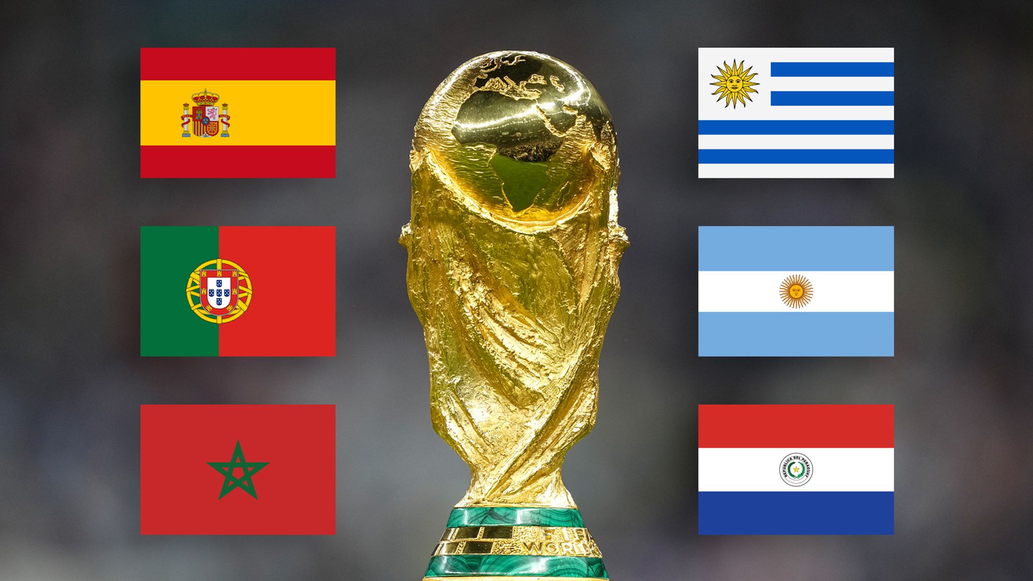Morocco 2030 World Cup visible co-host Spain Portugal Africa Europe football stadium