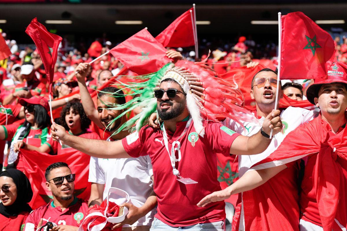 Atlas Lions wall of noise fans World Cup 2026 crowd atmosphere support Morocco football identity