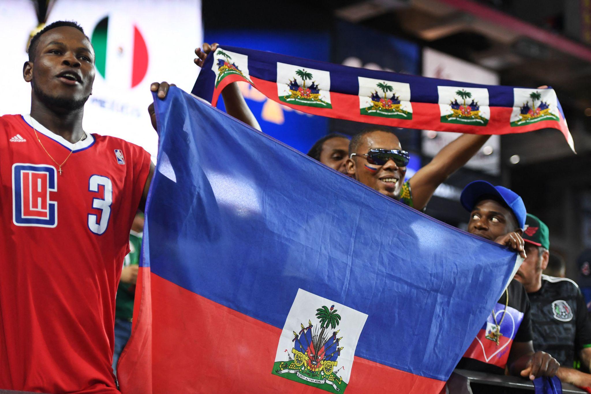 The Haitian diaspora making the Atlanta stadium loud during Haiti's World Cup moment against Morocco