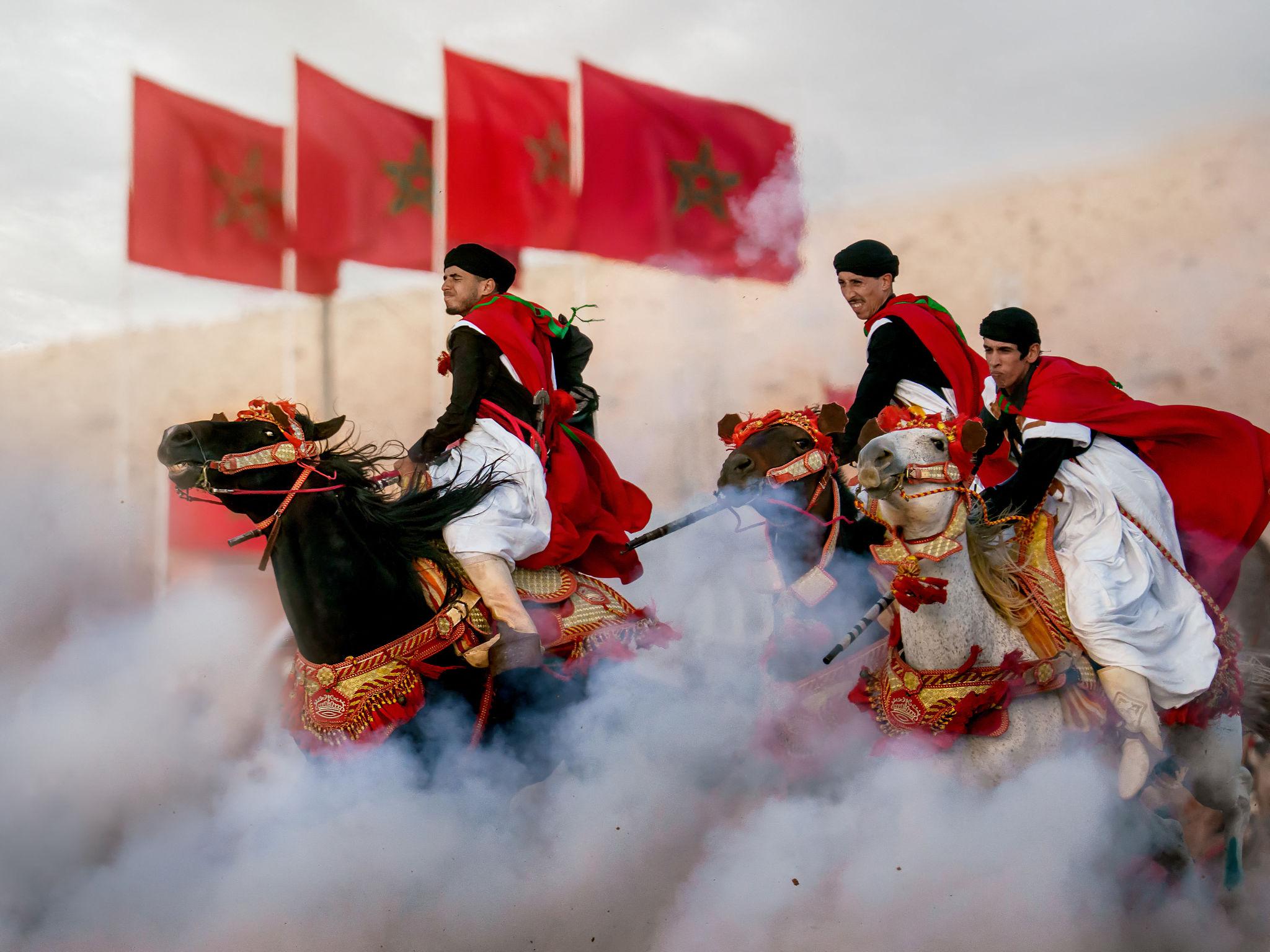 MATA Festival horses main attraction Morocco riders tradition Larache Zniyed equestrian