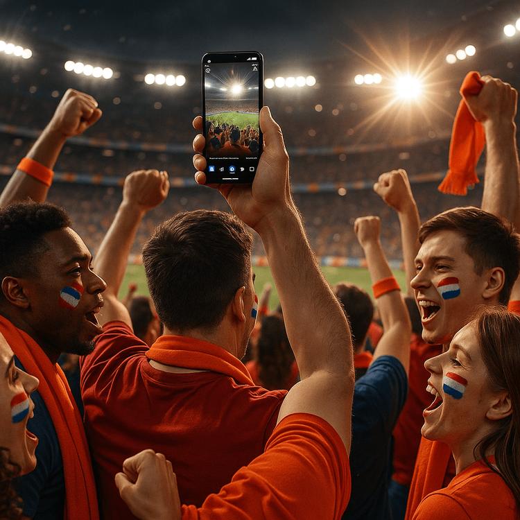 Morocco Netherlands World Cup viral moment fan celebration goal reaction social media Hakimi Oranje