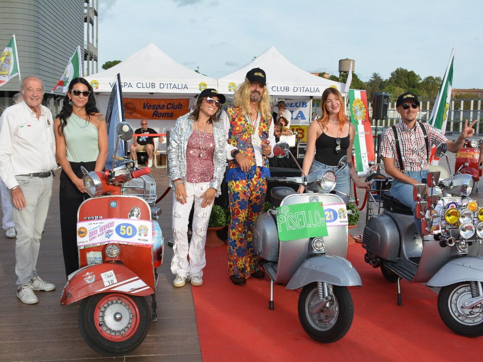 Vespa Village Rome Foro Italico Stadio dei Marmi exhibitions races festival anniversary travel destination