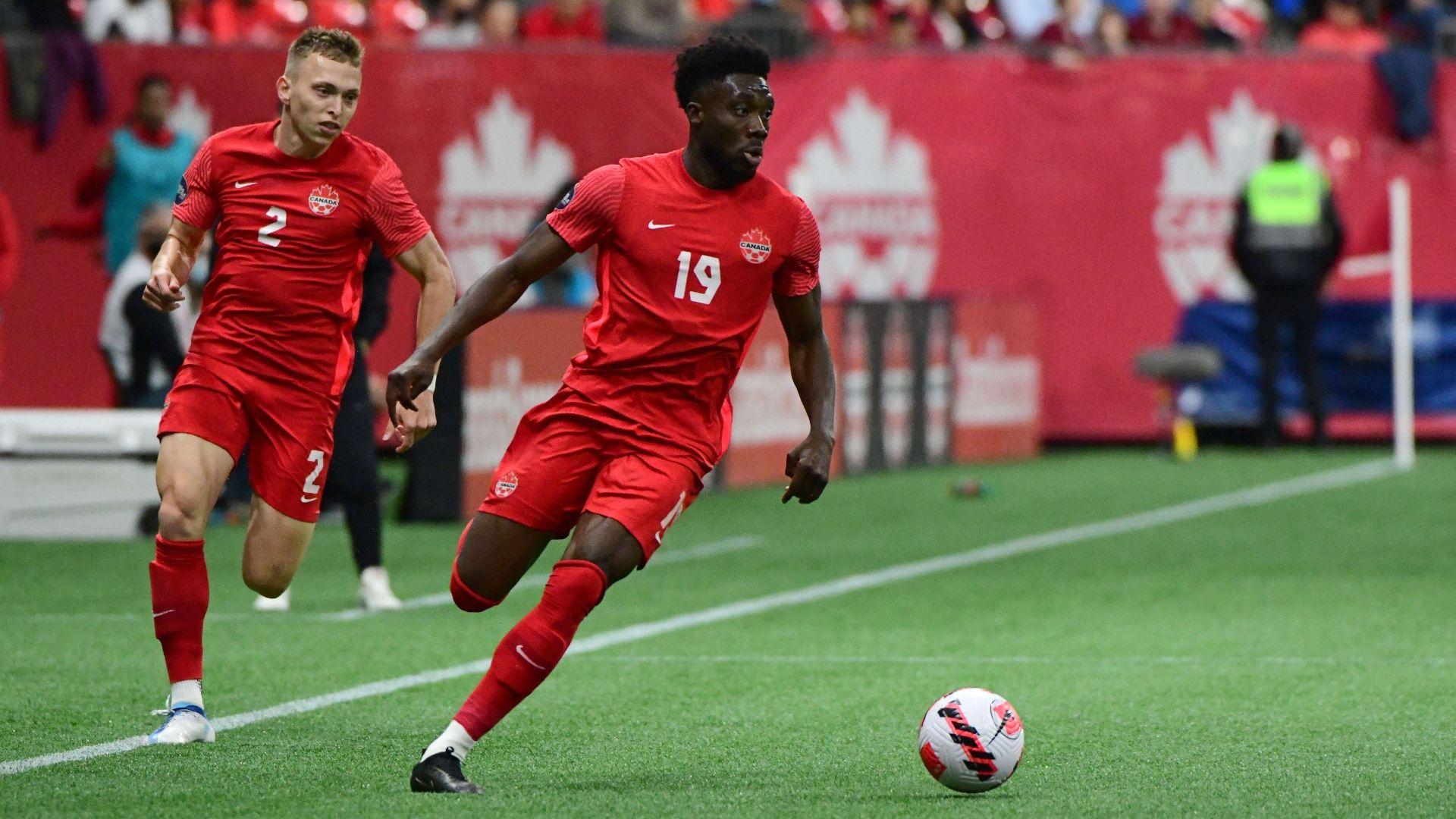 Alphonso Davies Canada speed weapon World Cup Morocco clash Houston Round 16 return injury