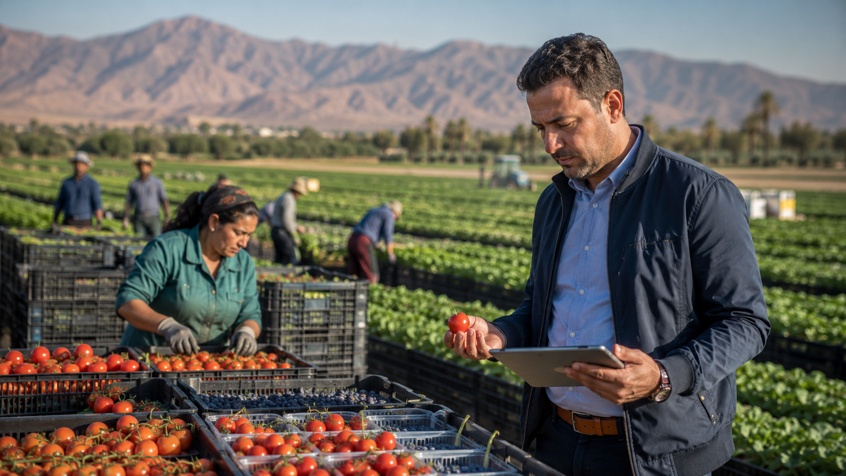 Different Moroccan crops generating different economic and social returns from each cubic metre of water