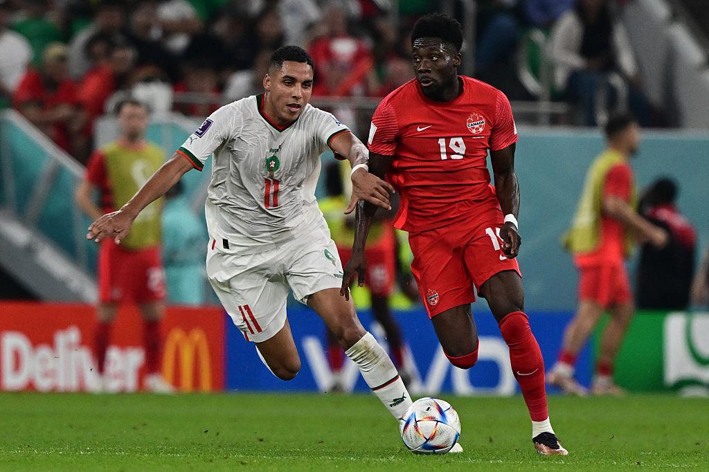 Hakimi side key battle Alphonso Davies Morocco Canada right left duel World Cup tactical match