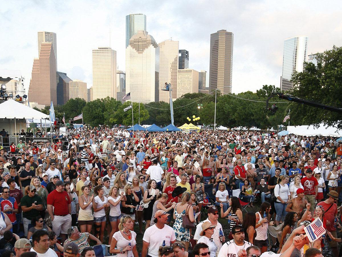 Houston double event city World Cup Fourth of July Morocco Canada football national holiday July 4