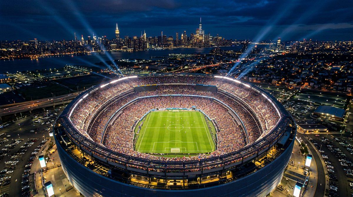 A World Cup Final near New York adds bright lights, celebrity culture and global media glamour