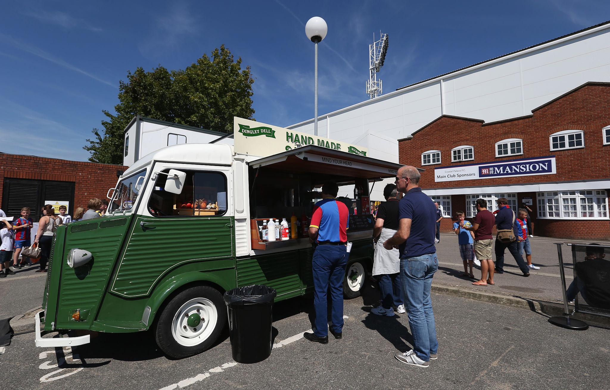 Small businesses food World Cup moment cafe truck shop location fans passing door demand sales