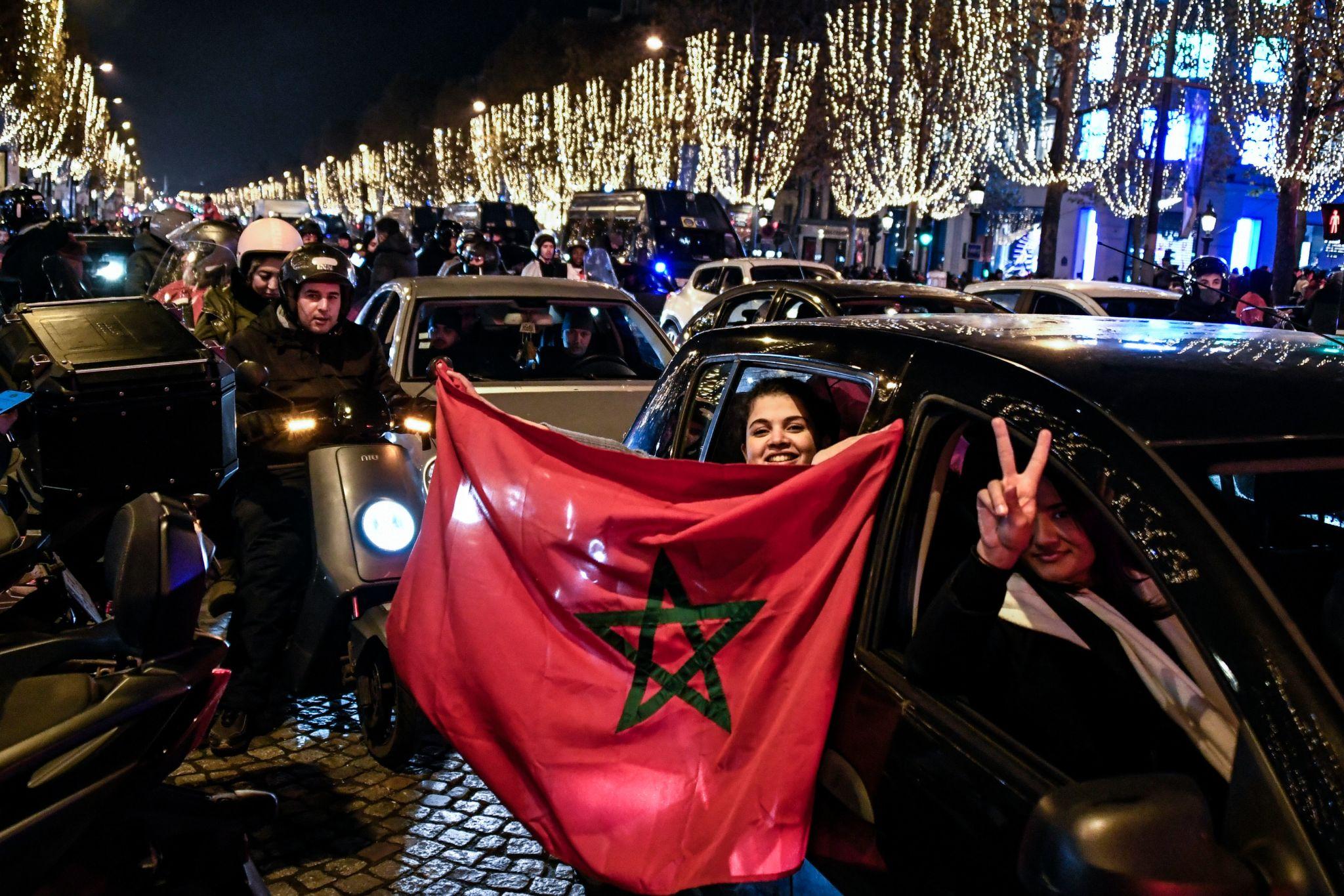 The Moroccan diaspora turns matches into media events across France, Belgium, the Netherlands and Canada