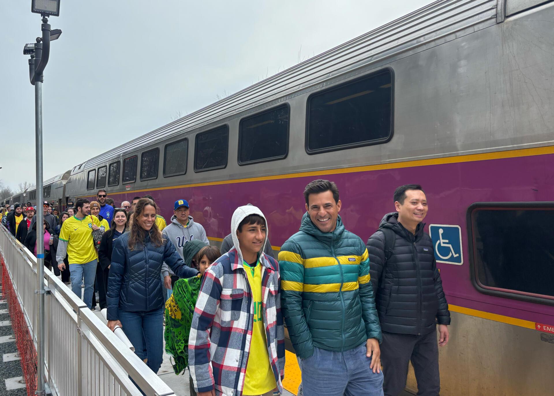 An express match-day train from Boston's South Station to Foxboro Station becomes a key option for Morocco fans
