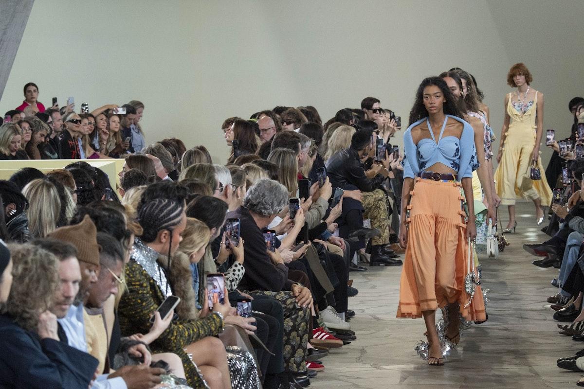 Paris Fashion Week runway anticipation surrounding Olivier Rousteing’s first Rabanne collection