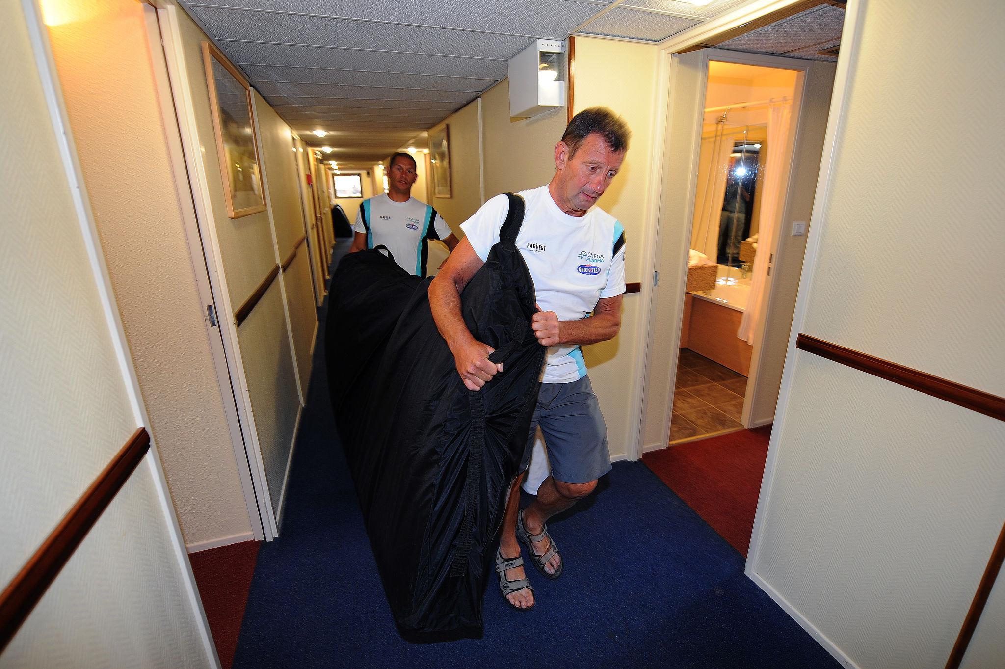 Tour de France hotel corridors becoming part of the anti-doping battlefield before dawn