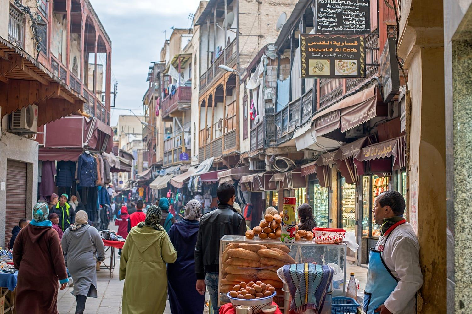 The Fès medina is the main ingredient in the city's culinary identity