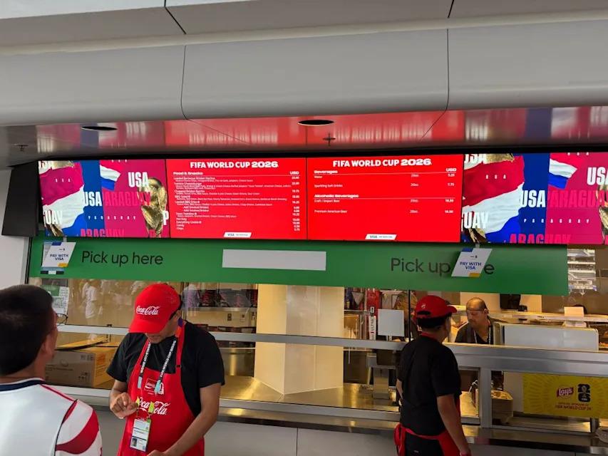 World Cup fans expecting more varied and international food than traditional stadium concessions