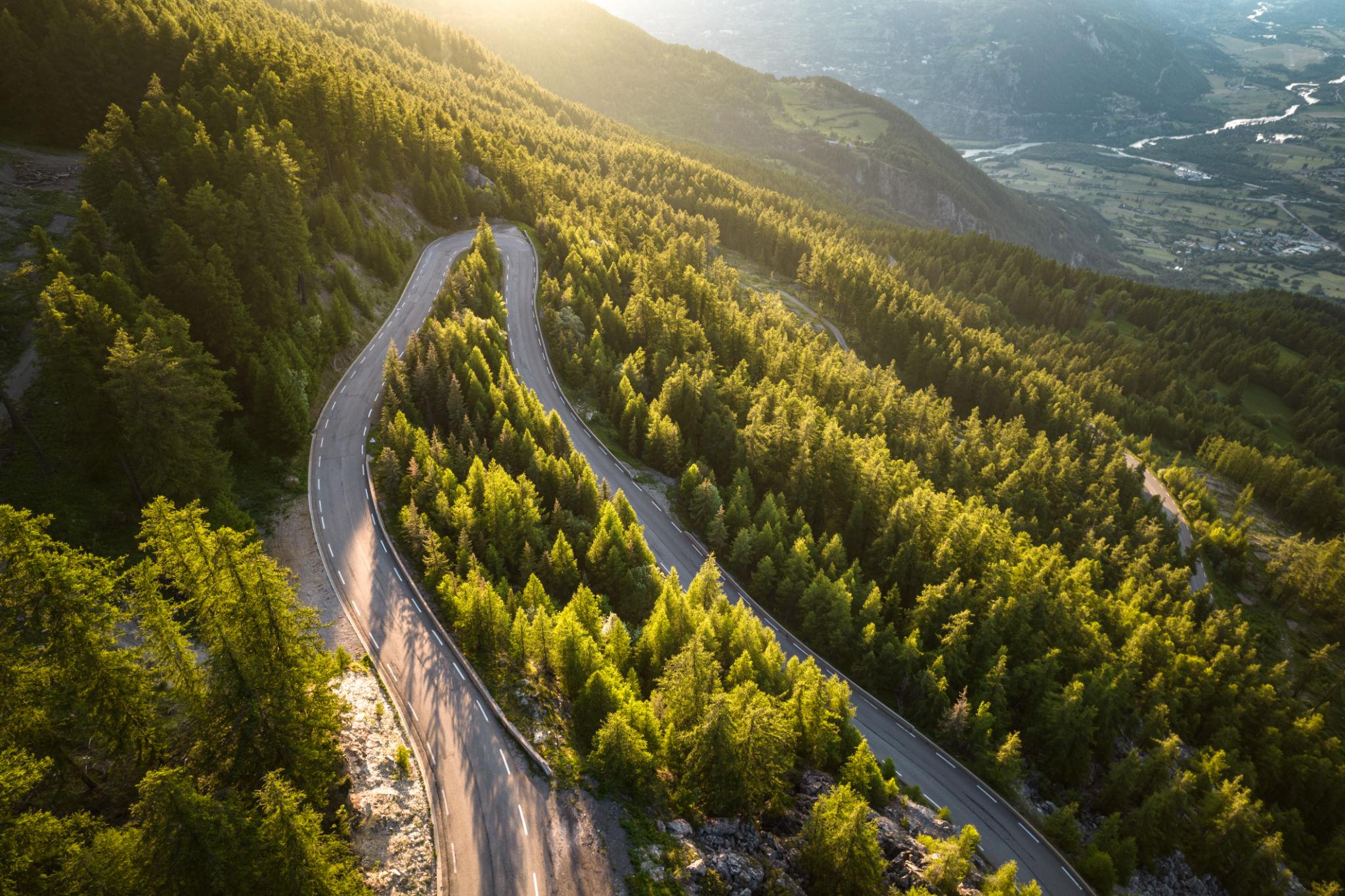 The final isolated stretch above Chevaline where the al-Hilli family journey stopped being an ordinary holiday drive