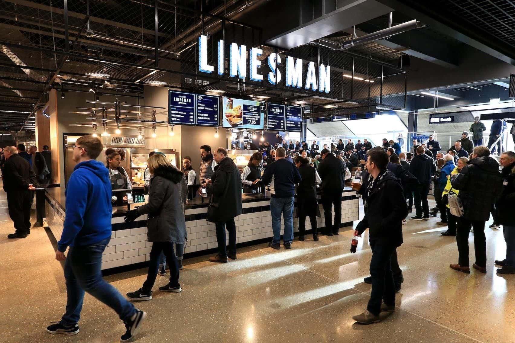 Long concession queues threatening the matchday food experience during the World Cup final