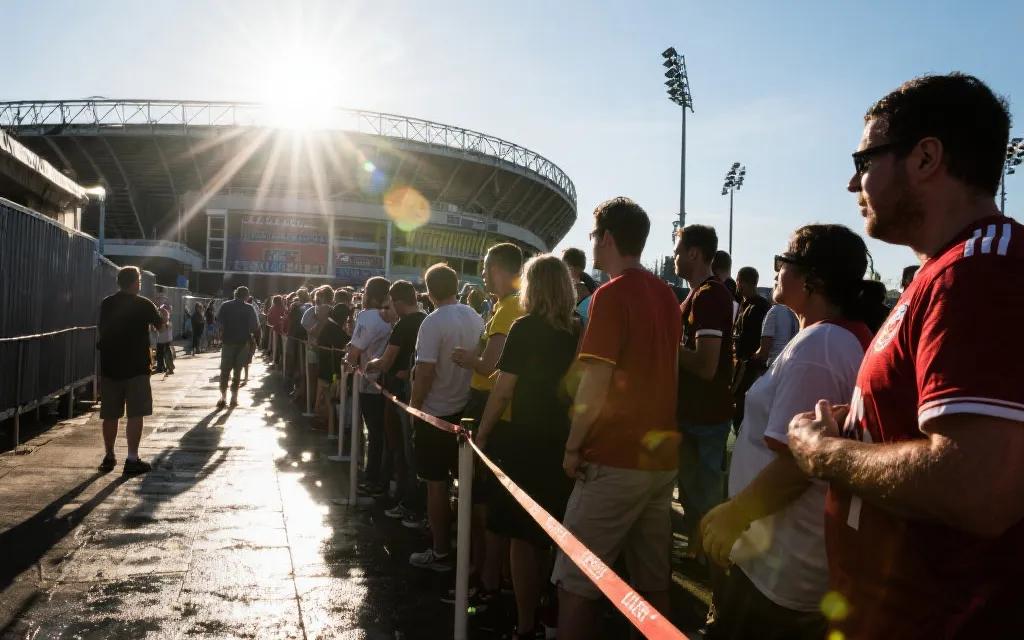Houston Stadium opens early three hours World Cup match day security traffic fan arrival planning