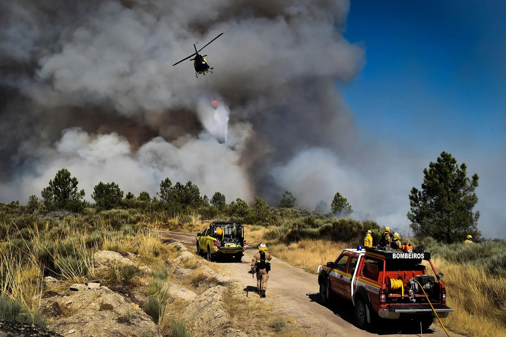 Thousands of firefighters are on the ground as Portugal battles wildfire risk