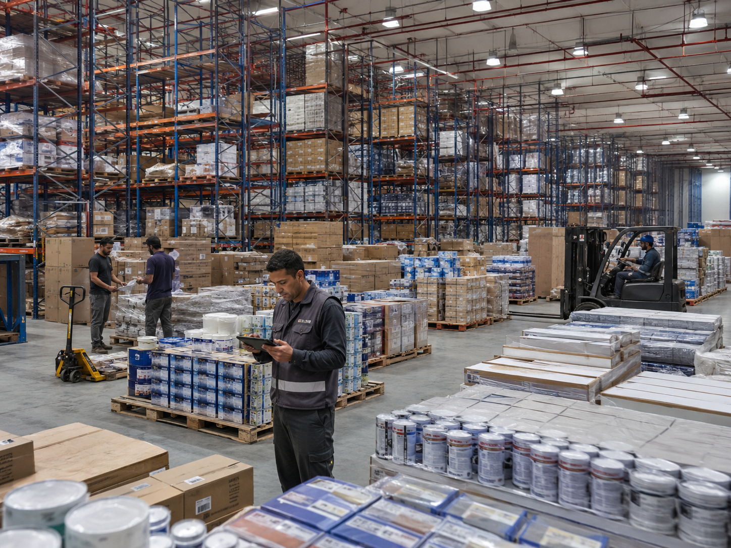 Mr Bricolage's expansion requiring national warehousing distribution forecasting and inventory systems