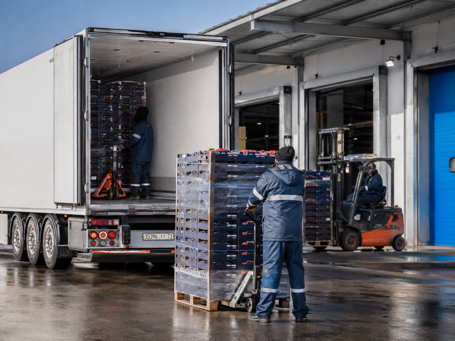 Cold-chain infrastructure preserving berry quality from Moroccan farms to international retailers