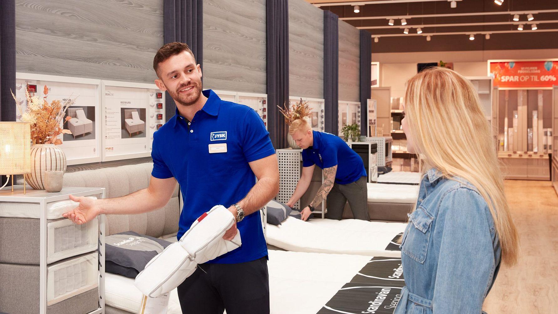 Moroccan retail employees carrying the JYSK brand through service, knowledge and career development