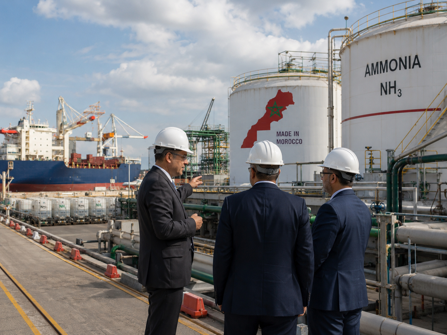 Domestic low-carbon ammonia potentially reducing Morocco's dependence on imported industrial inputs