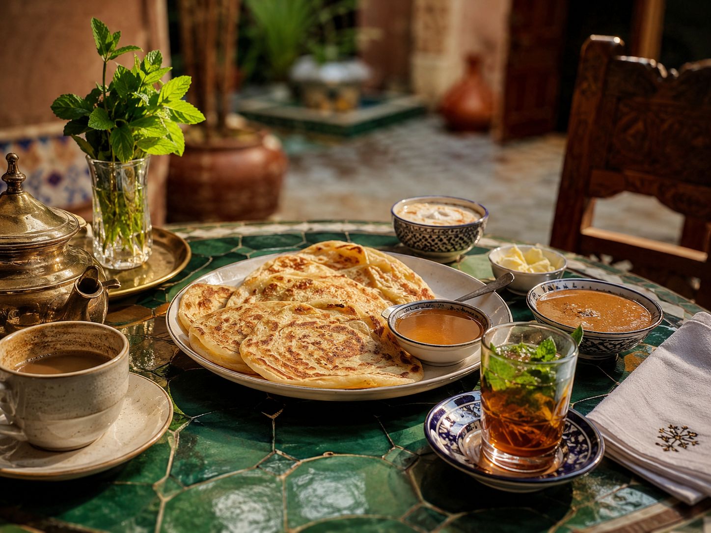 7. Msemen With Honey Or Amlou in Morocco Times Daily food coverage