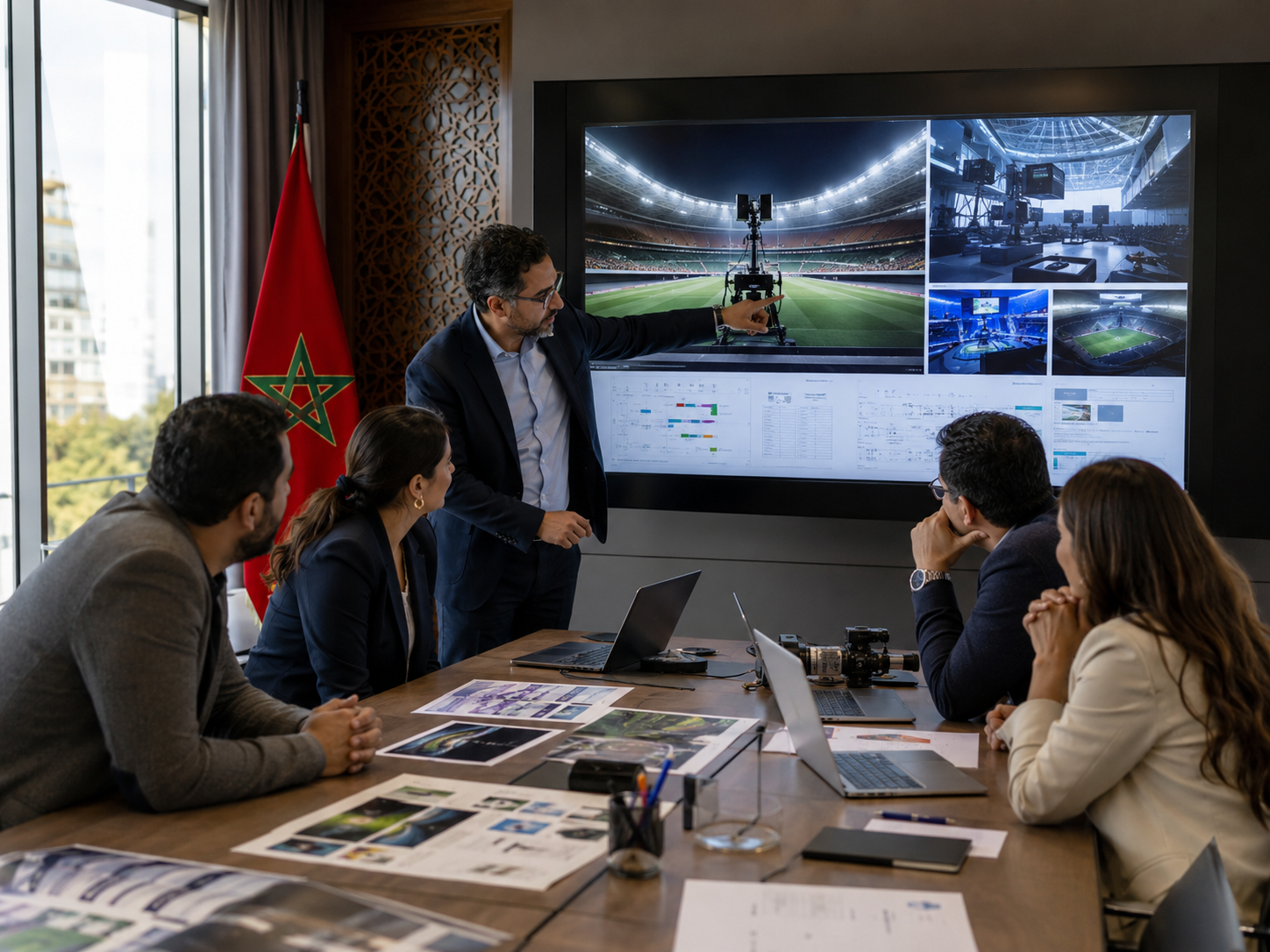 Moroccan media companies preparing early to win international sports-content contracts before 2030