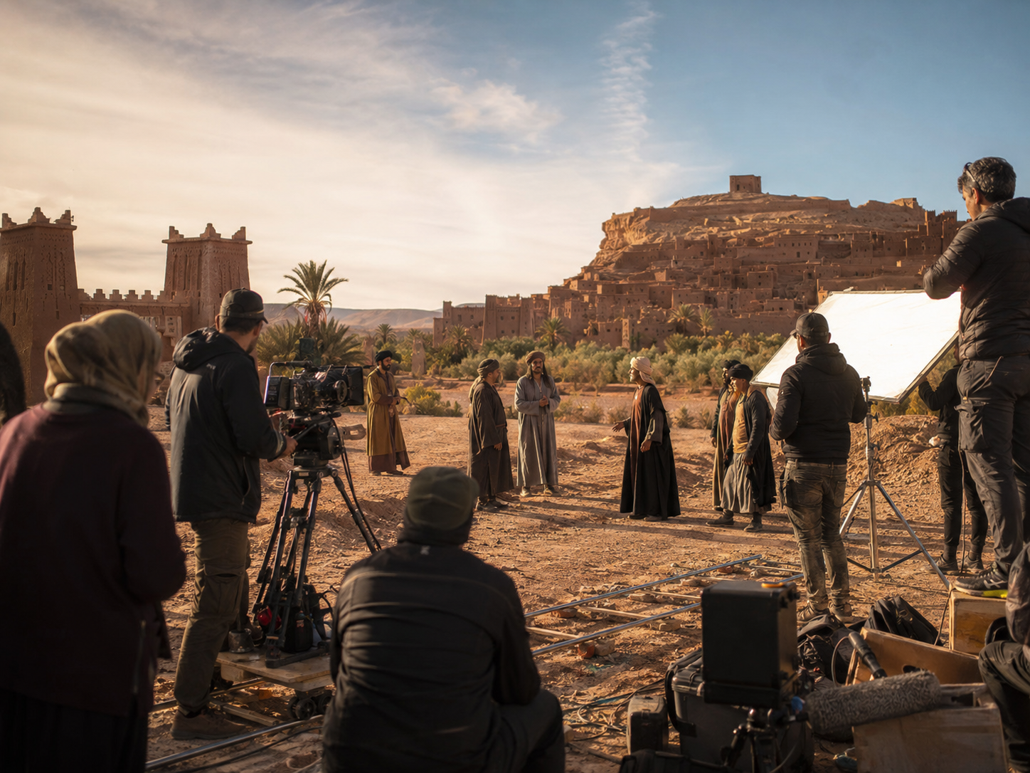 Ouarzazate representing both Morocco's international film-production role and its own emerging content story