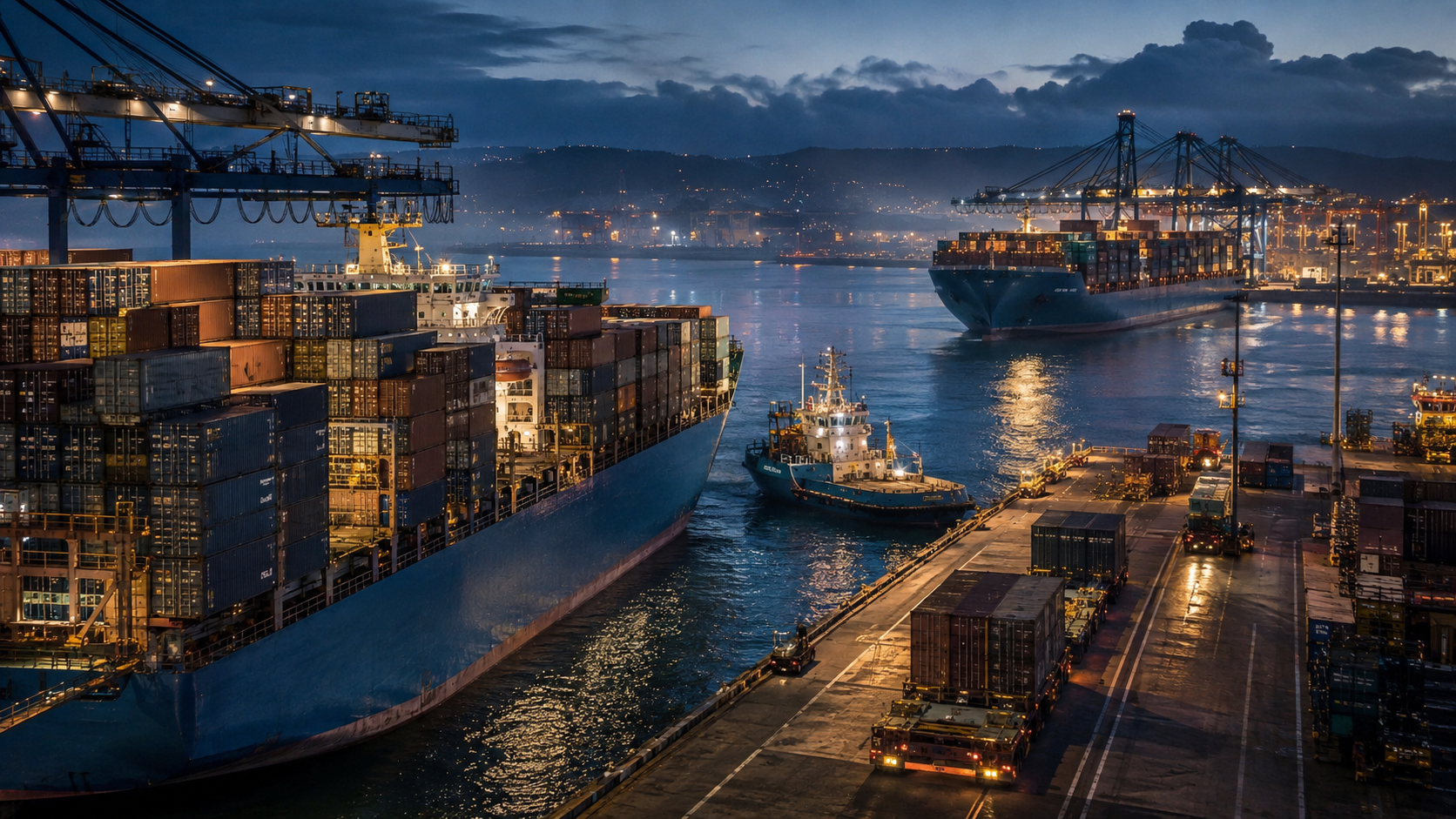 Tanger Med operating as a triangular logistics hub between Europe Morocco and West Africa
