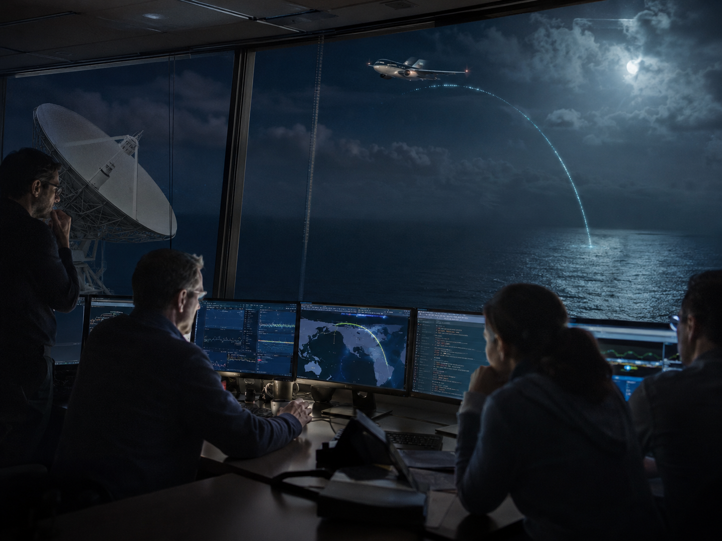 MH370 satellite terminal 02:25 log-on event after a loss of SATCOM connectivity