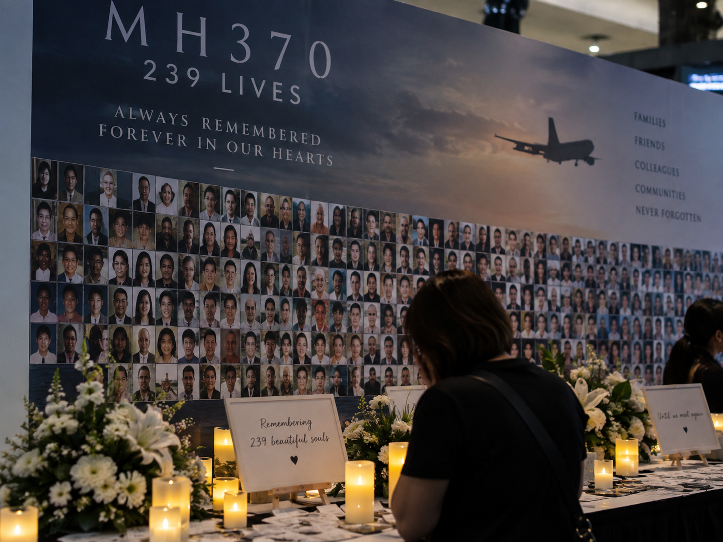 The 239 people aboard Malaysia Airlines Flight MH370 and the families still waiting for answers