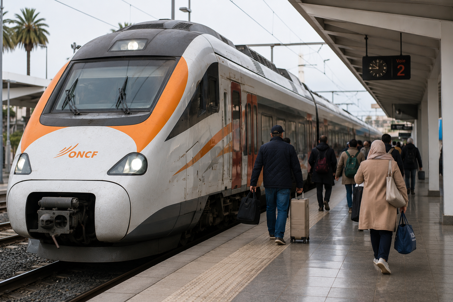 ONCF train changes affecting El Jadida, Settat, Safi and Khouribga on September 5 and 6 2026