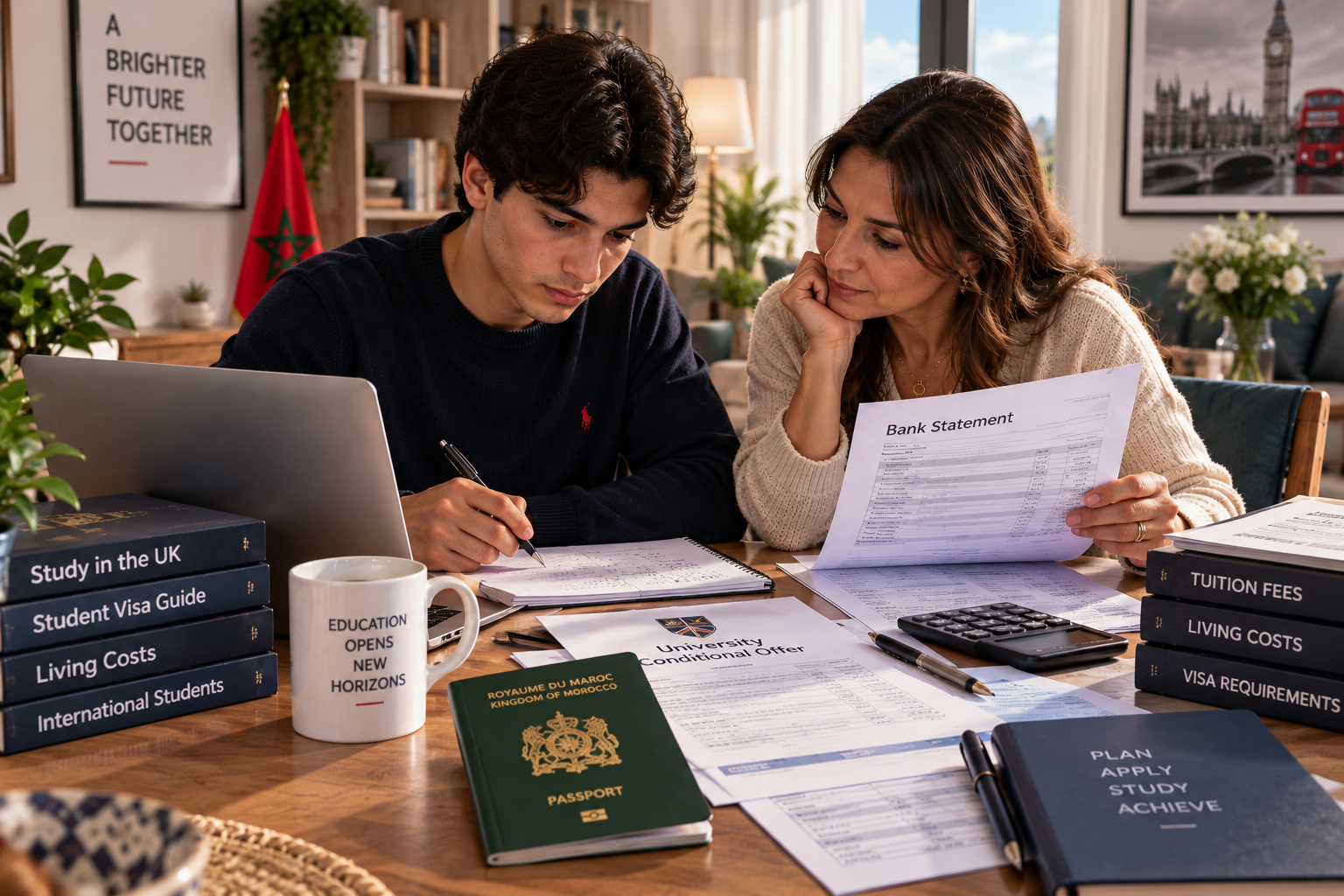 How UK student visa financial evidence rules work for Moroccan applicants in 2026
