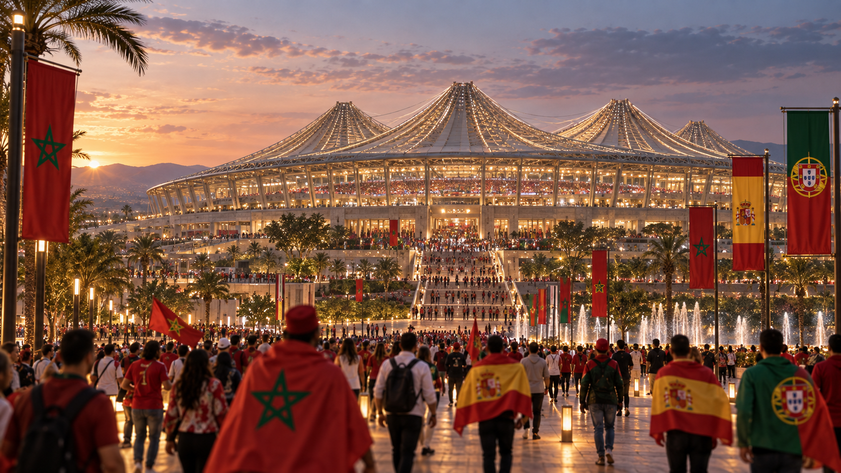 Morocco and Spain competing to host the 2030 World Cup final