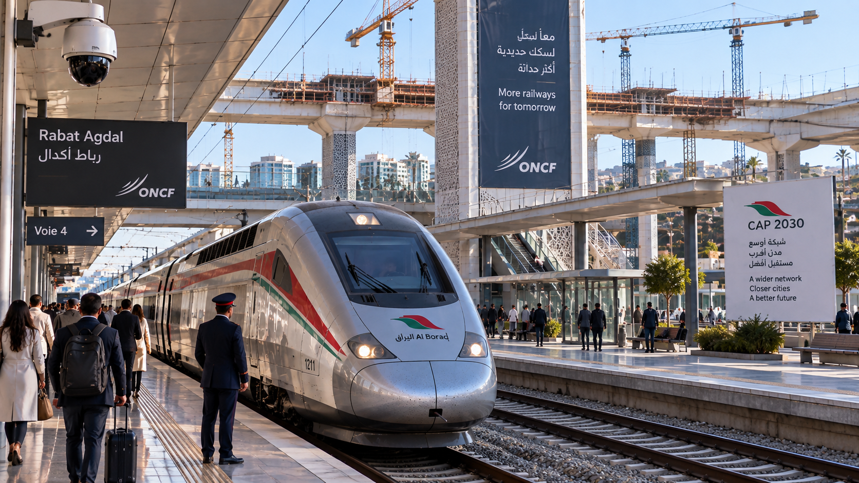 ONCF AI security plan as part of Morocco's wider railway transformation and CAP 2030 strategy