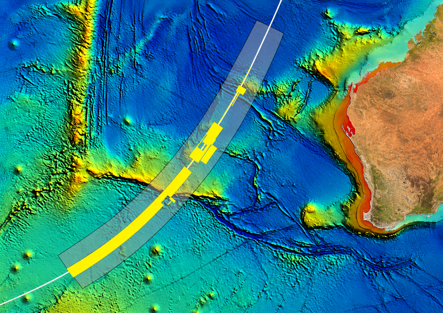 MH370 seventh arc as a satellite-derived geographical constraint rather than a precise crash site